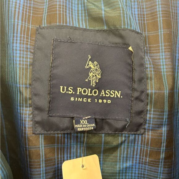 U.S Polo Assn. mens dark blue puffer 2X - Picture 6 of 7